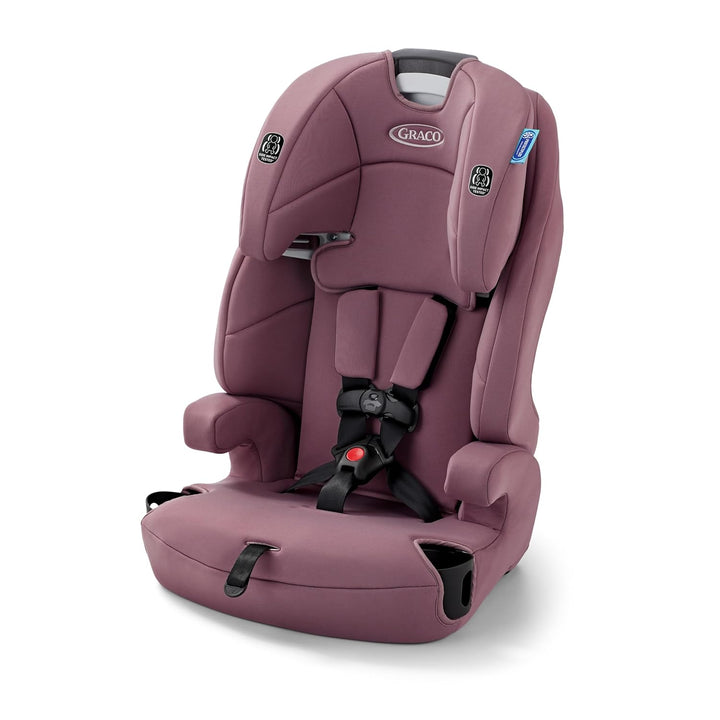 Tranzitions 3-In-1 Harness Booster Car Seat, Forward Facing Car Seat, Highback, to Backless Booster, Black