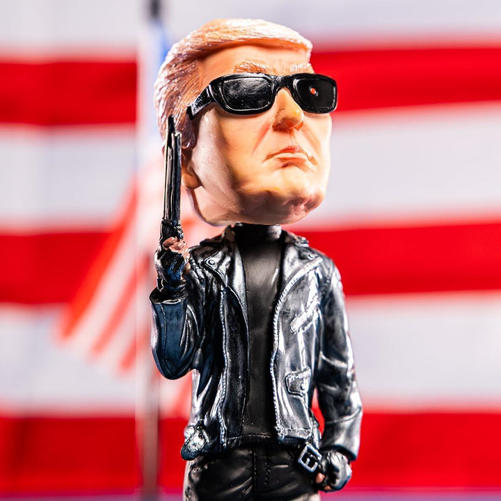 the Trumpinator Bobblehead the #1 Patriotic & President Gift 2025 Birthday for Conservatives or Gag Gift for Liberals
