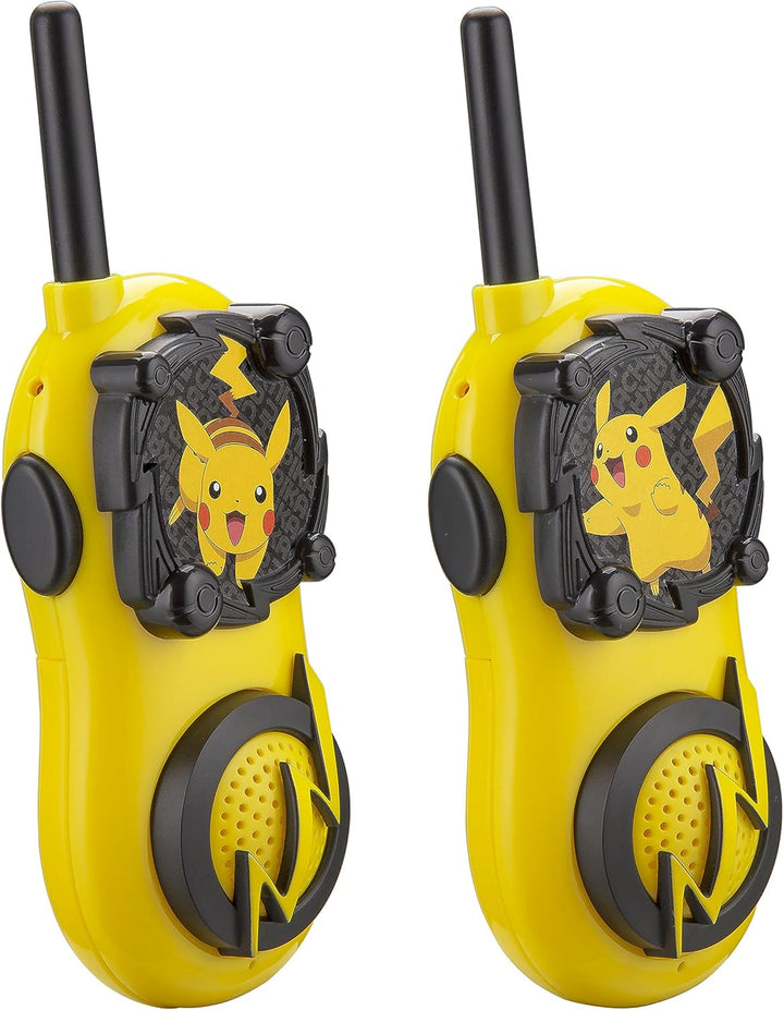 Pokemon Walkie Talkies Pikachu Toys FRS Walkie Talkies for Kids Long Range Static Free Easy to Use for Indoor and Outdoor Games