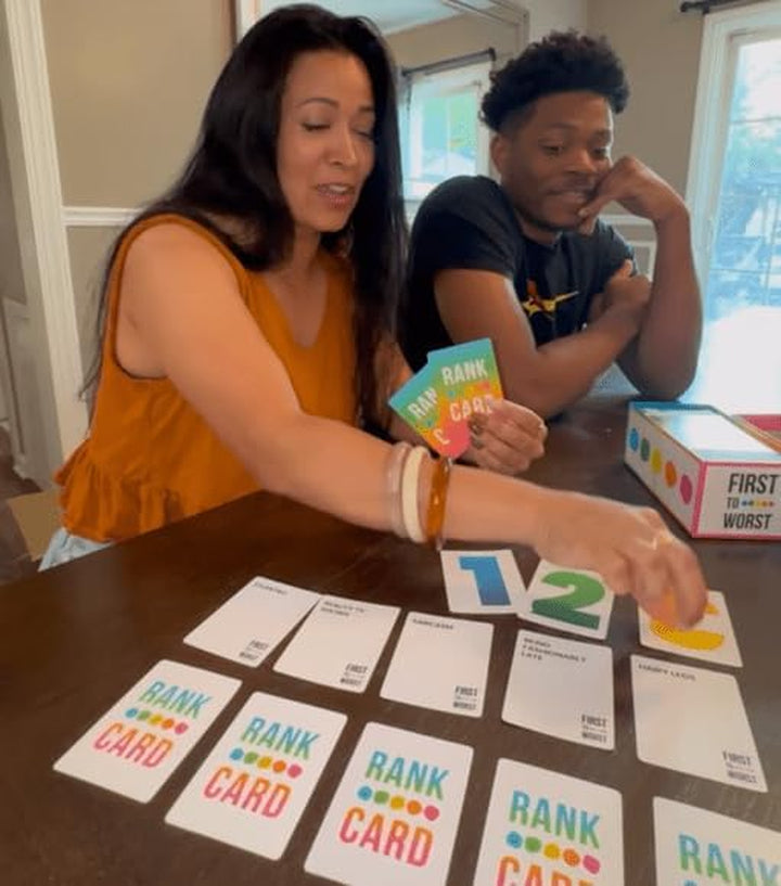 Party Game - the Card Game about How Your Friends and Family Rank Things - for Kids, Tweens, Teens, College Students, Adults, Families, Groups and Fun Parties with Polarizing Priorities