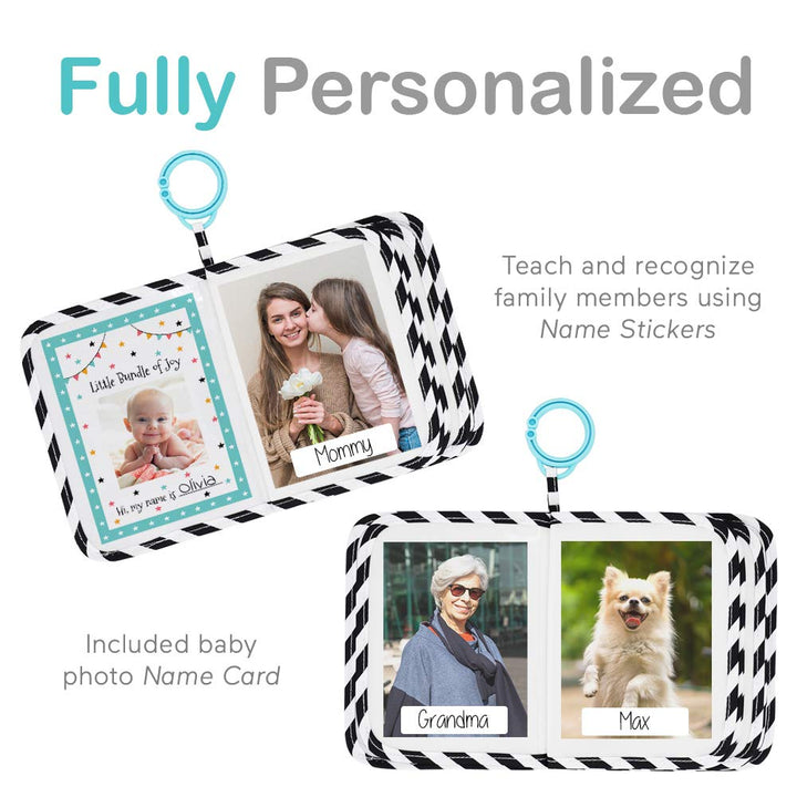 ™ Baby'S My First Family Album | Soft Photo Cloth Book Gift Set for Newborn Toddler & Kids (Elephant)