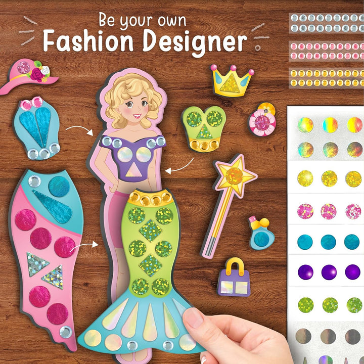 DIY Magnetic Dress-Up Princess |Pretend Play Magnetic Toys for Kids | 30 Magnetic Dresses & Accessories | Interchange & Create Unlimited Outfits | Birthday Gift for 3,4,5,6,7,8 Year Old Girl