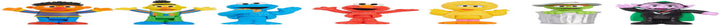Sesame Street Neighborhood Friends, 7-Piece Poseable Figurines, Kids Toys for Ages 2 up by