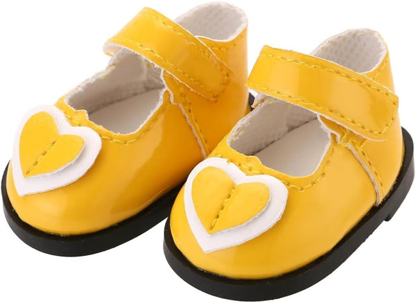 6 Pairs Doll Shoes Fits 14.5 Inch Doll American Wellie Wishers Dolls 100% Get Boots Doll Accessories