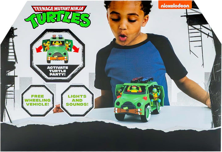 , Turtle Party Cruiser W/Lights and Sounds, Vintage Styling, Interactive Play, Ages 3+
