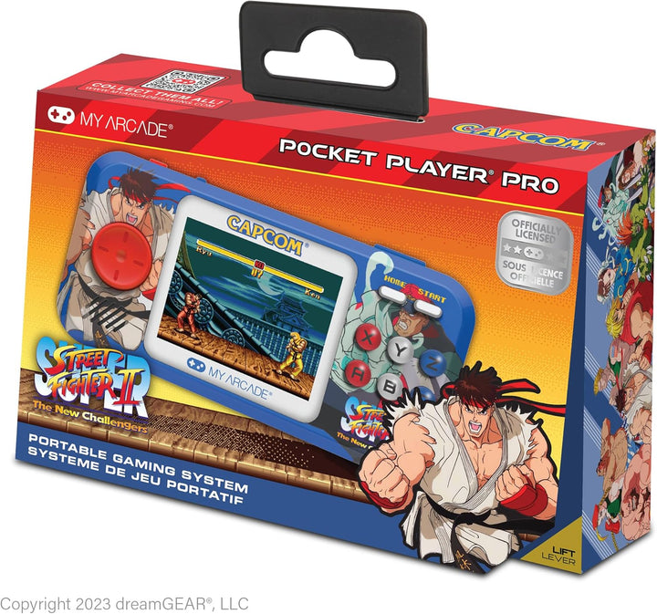 Pac-Man Pocket Player Pro: 2.75" Color Display, Retro Gaming Consoles, Arcade Classics, Family Game Night, Retro Mini