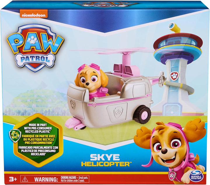, Skye’S Helicopter, Toy Vehicle with Collectible Action Figure, Sustainably Minded Kids Toys for Boys & Girls Ages 3 and Up