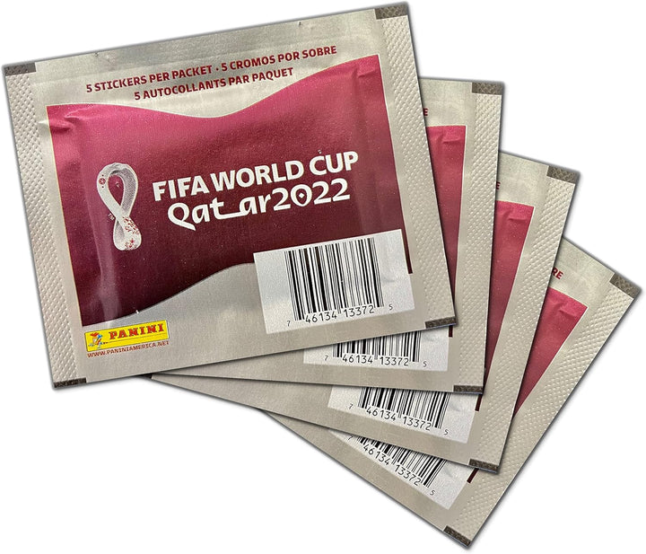 FIFA WORLD CUP QATAR 2022-25 Packs (5 Stickers per Pack)
