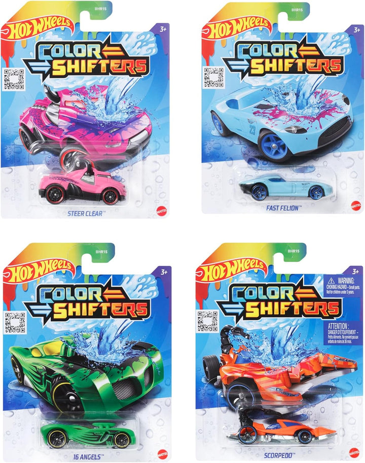 Toy Car, 1:64 Scale Color Shifters Vehicle with Repeat Color Change in ICY Cold or Very Warm Water (Styles May Vary)