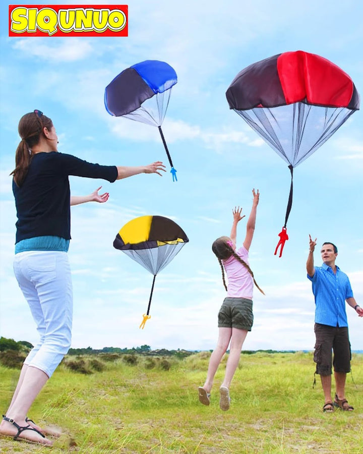 Parachute Toys for Kids, 6 Pack Tangle Free Outdoor Toys, Parachute Men for Kid, Small Toys for Kids Easterday, Halloween, Christmas, Birthday Gift, Unique Holiday Toy List 2025 Top Picks