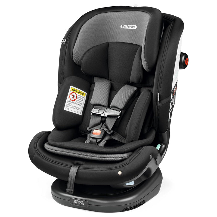 Primo Viaggio All-In-One Convertible Car Seat – Newborn to 10+ Years – 5-120 Lbs – Height Adjustable & Slim, 100% Fr-Free, Made in Italy, Mercury (Grey)