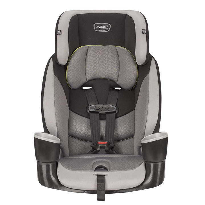High-Back Booster Car Seat with Harness, 22 to 110Lbs, Maestro Sport, Granite Gray
