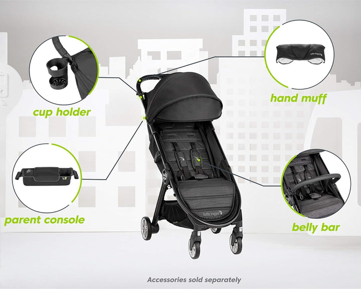 /Graco Car Seat Adapters - Only for City Tour 2 Single Stroller Black