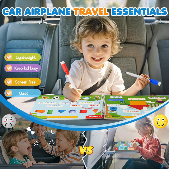 Preschool Learning Activities, Tracing Activity Books for Kids Ages 3-8, Dry Erase Preschool Kindergarten Workbooks, Alphabet Learning Educational Toys, Classroom Must Haves, Back to School Gifts