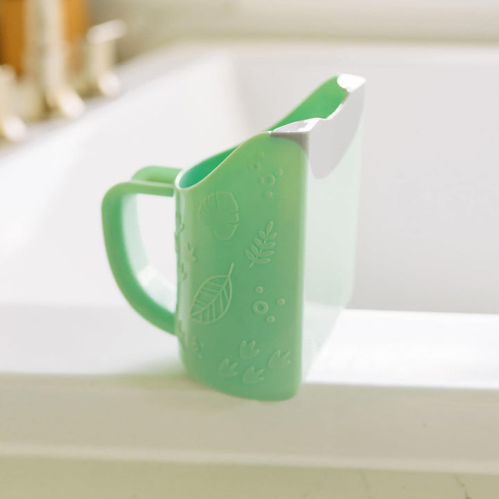 Cleanup Dino-Pour Baby Bath Rinse Cup, Tear-Free Rinsing for Babies and Toddlers, BPA Free