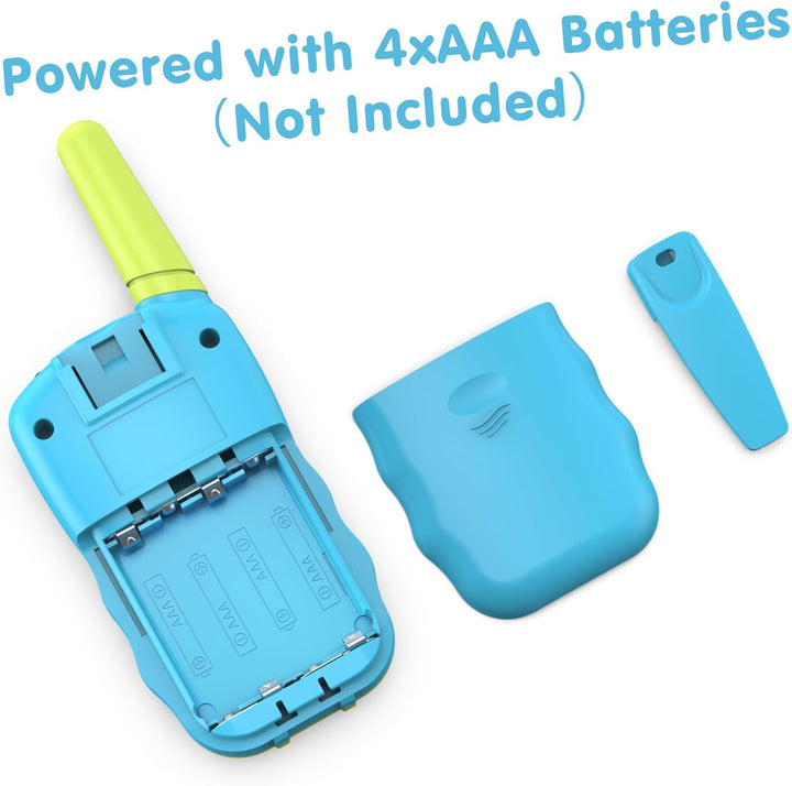 Toys for 3-12 Year Old Boys Girls, Walkie Talkies for Kids 22 Channels 2 Way Radio Toy with Backlit LCD Flashlight, 3 Miles Range for Outside, Camping, Hiking