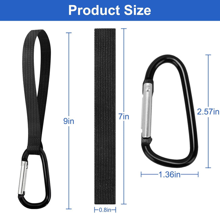 4 Pcs  Stroller Hooks – Multifunctional Clips for Bags, Diaper Bags, Purse & Backpack. Universal Fit for Strollers, Bikes, Shopping Carts, Wheelchairs, Pet Strollers & Walkers