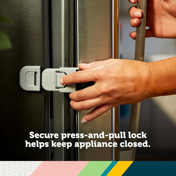 Multi-Purpose Plastic Appliance Lock Decor, 2-Count (Packaging May Vary)