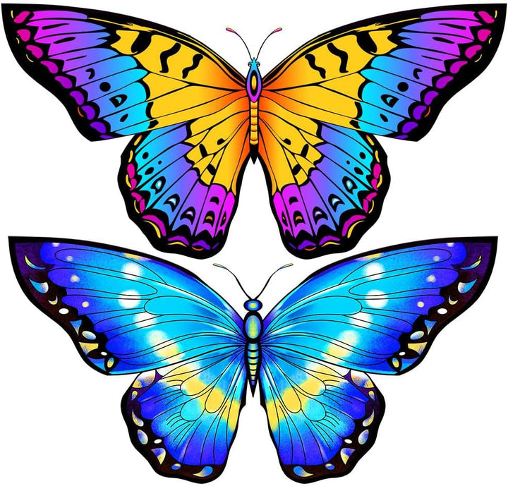 Butterfly Kites for Kids & Adults,55" X 28" Large Beginner Kite for Kids Ages 4-8,Easy to Fly for Beginners, Each Kite with 300Ft Line Handle,Beach Kites for Outdoor Activities & Family Trip