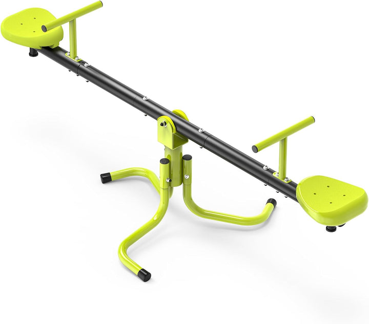 Seesaw for Kids Ages 3-8 | Toddler Teeter Totter with 360° Swivel | Indoor & Outdoor Playground Equipment | Sit and Spin Seesaw | Durable outside Toys for Children Age 2 3 4 5 6 7 8