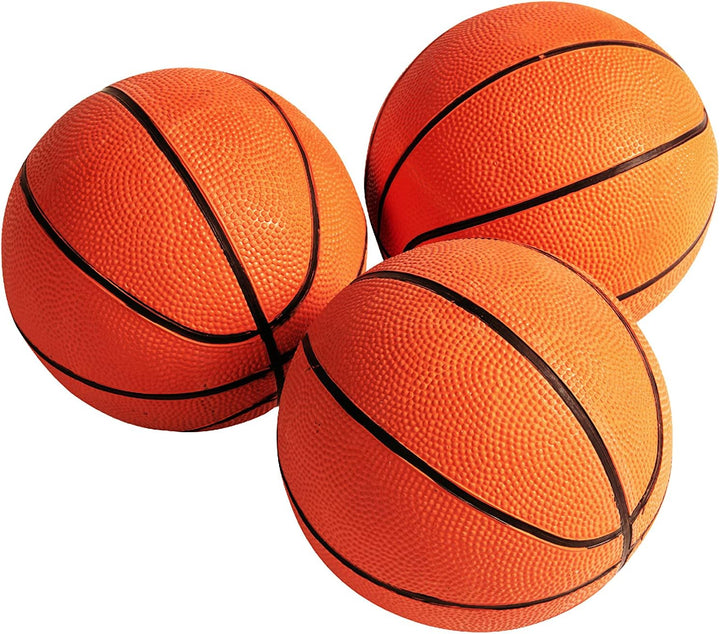 EZ Fold Premium Indoor Arcade Basketball Game with Steel Frame and Polycarbonate Backboard, Dual Shot Electronic Scoring with 6 Size 3 Balls Included, Perfect for Basement Game Rooms