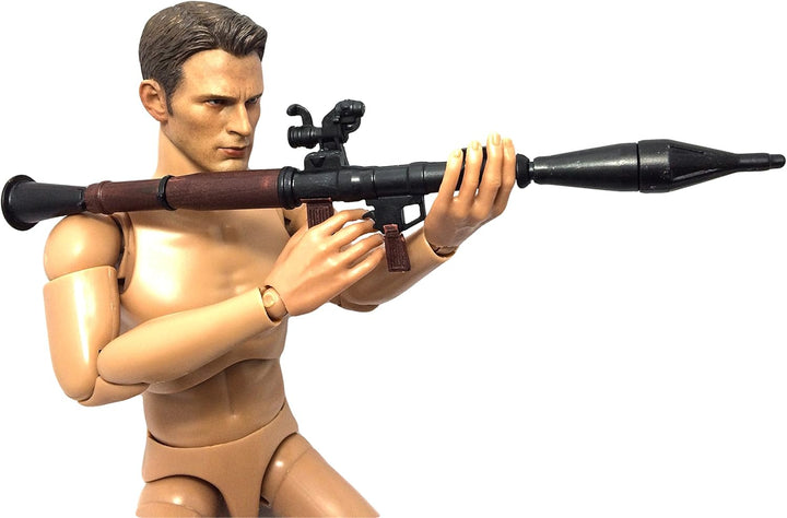 1/6 Scale RPG-7 Rocket Propelled Grenade Launcher Anti-Tank Bazooka Russian Army Fit for 12" Action Figure (Mini Toy Gun 7" Long)