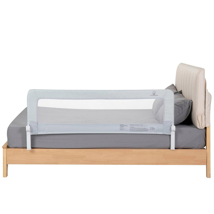 1-Pack Bed Rail for Toddlers 55.5" L X 19.5" H | Toddler Bed Rails for Twin, Full, Queen & King Mattress Size | Swing down Rail Guard | Mattress Side Rail for Kids | Gray
