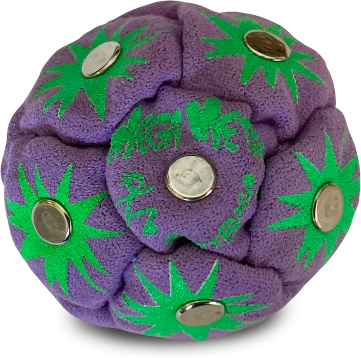 All Star Footbag 3 Pack with Pouch, 100% Handmade, Premium Quality, Bright Vivid Colors, Signature Carry Bag