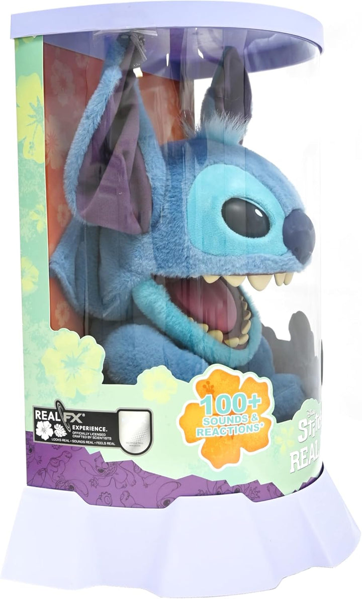 Disney Stitch Puppetronic by Realfx | with a Limited 1St Edition Certificate | Looks, Feels & Sounds Real! | Disney'S Lilo & Stitch | over 100 Action & Sounds | 18" High | Ages 6+