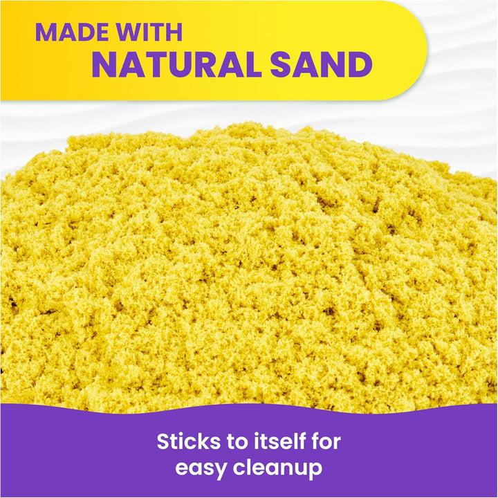 , 6Lbs Mega Mixin’ Bag with Red, Yellow & Blue Play Sand, Sensory Toys for Kids & Classroom, Back to School Teacher Must Haves (Packaging May Vary)