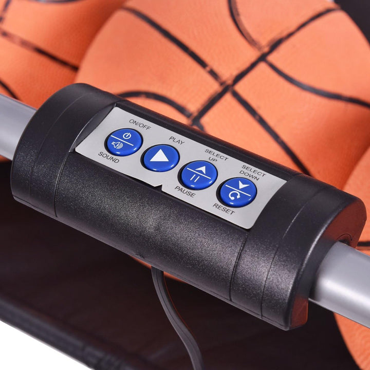 Foldable Basketball Arcade Game, 8 Game Options, Electronic Double Shot 2 Player W/ 4 Balls and LED Scoring System, Indoor Basketball Game for Kids, Adults