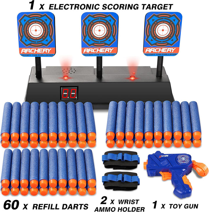 Electric Scoring Auto Reset Shooting Digital Target for Nerf Guns Shooting Target