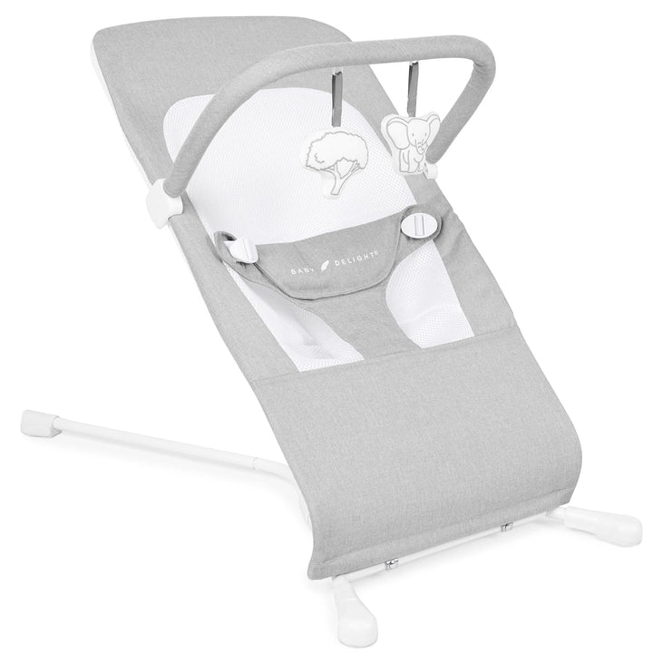 Highland Baby Bouncer | Infant | 0 – 6 Months | 3-Position Recline | Sage Tweed