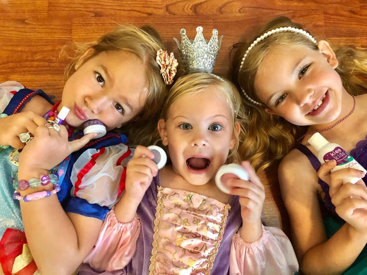 Luna Star Klee Kids Play Makeup Kit. Gentle and Non-Toxic. Kid-Friendly. Made in USA. (Pom Pom Fairy)