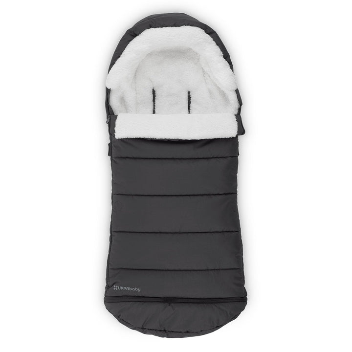 Cozyganoosh Footmuff - Easily Attaches to  Strollers + Rumbleseat - Ultra-Plush, Weather-Proof - Winter Stroller Cover - Jake (Charcoal)
