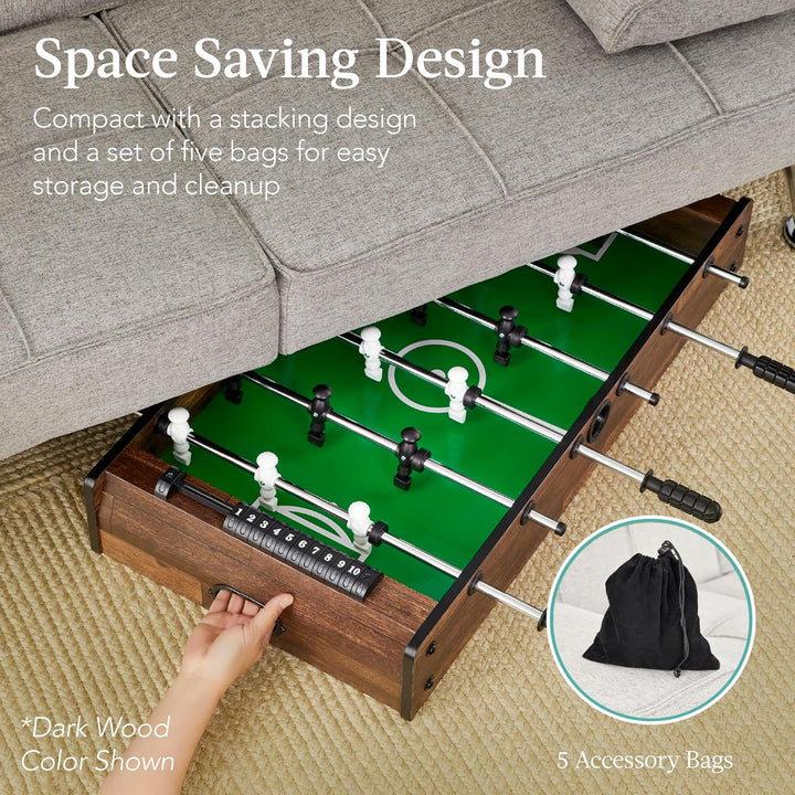 11-In-1 Kids Combo Game Table Set for Home, Game Room W/Ping Pong, Foosball, Table Hockey, Chess, Checkers, Shuffleboard, Bowling, 5 Accessory Bags