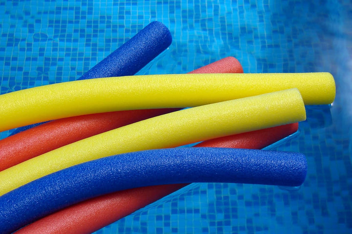 Pool Noodles,  5 Pack of 52 Inch Hollow Foam Swim Noodles, Bright Foam Noodles for Swimming, Floating and Craft Projects