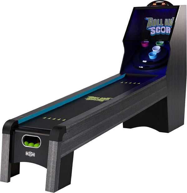 Roll & Score Multiple Styles Arcade Game Collection, Durable & Stylish Designs with Game Balls, Perfect for Family Game Rooms