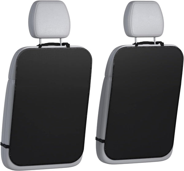 Back Seat Cover for Kids, 2 Pack X-Large Waterproof Kick Mats Backseat Protector, Durable Car Seat Back Protectors for Vehicles to Protect from Dirt, Mud & Scratches, Fits Most Suvs and Vans