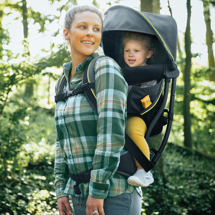 Smartsupport Aluminum Frame Backpack Carrier, Lightweight Baby Backpack Carrier | Solar/Grey