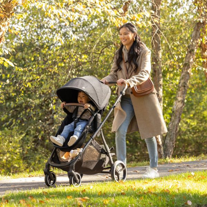 Shyft Intuiti Travel System with Revolve180 Litemax NXT Rotational Infant Car Seat (Fossil Gray)