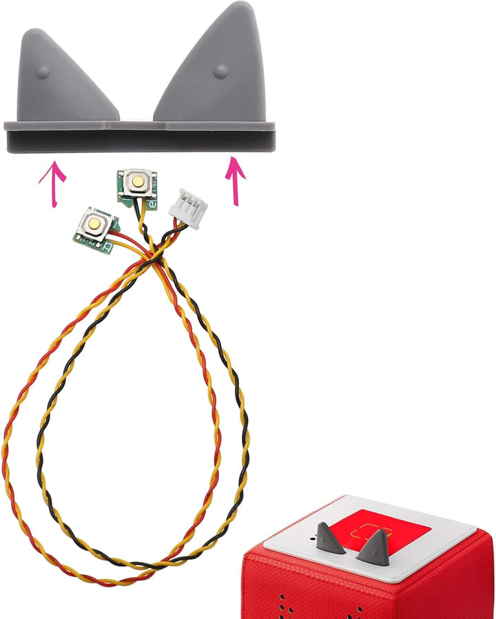 Replacement for Toniebox Alternative Cable for Toniebox Contains Electronic Buttons Replacement Cable and Ear (Ear)