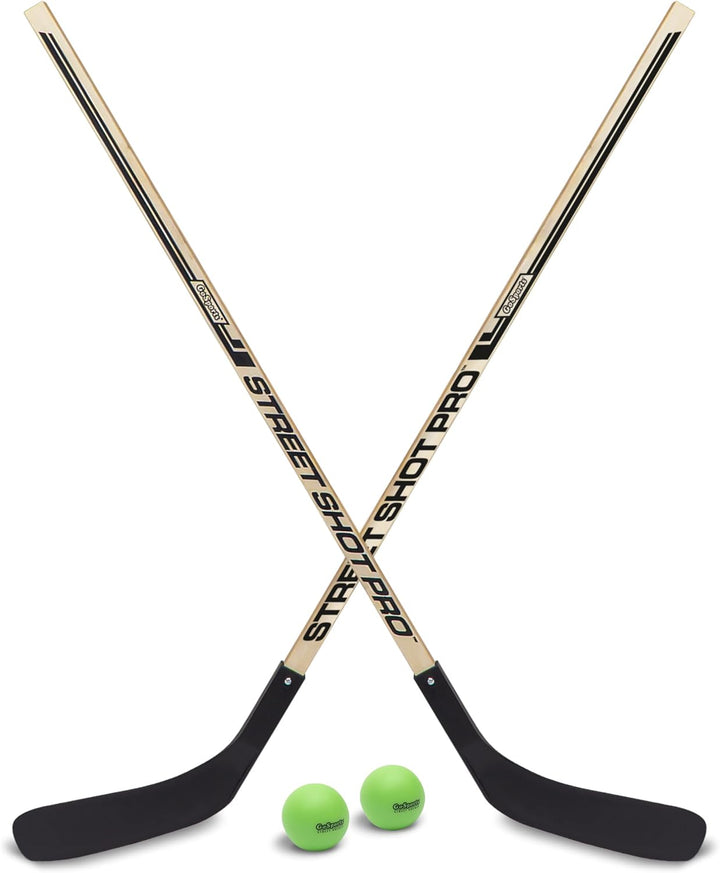 Street Hockey - Choose between Street Hockey Goal Set with Sticks, Street Hockey Balls (6 Pack) or Street Hockey Sticks (2 Pack)