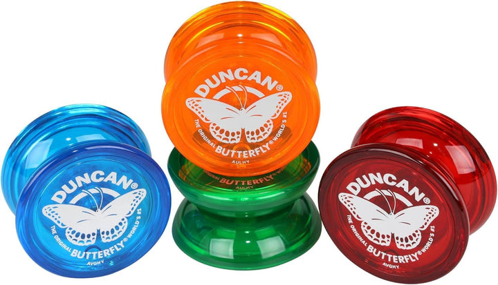 Toys Butterfly Yo-Yo, Beginner Yo-Yo with String, Steel Axle and Plastic Body, Blue