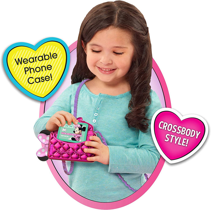 Disney Junior  Mouse Chat with Me Pretend Play Cell Phone Set, Lights and Sounds, Kids Toys for Ages 3 up by