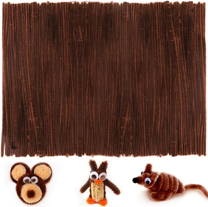 200Pcs 20Colors, Pipe Cleaners, Chenille Stems, Pipe Cleaners for Crafts, Pipe Cleaner Crafts, Art and Craft Supplies