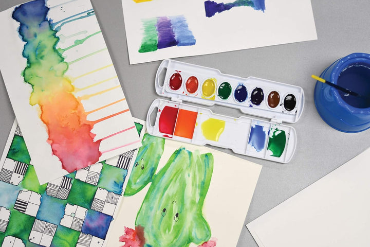 Watercolor Paper, White, Package, 140 Lb., 9" X 12", 50 Sheets