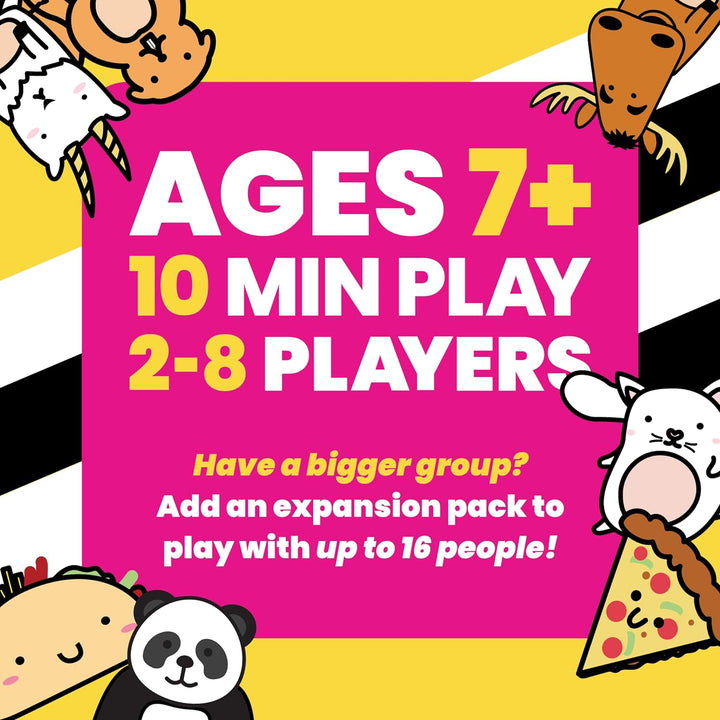 Wildly Entertaining Card Game for Family and Group Game Night | Easy to Learn and Play with 10-15 Minute Rounds | Fun for Kids, Teens, Adults, and Families | 2-8 Players