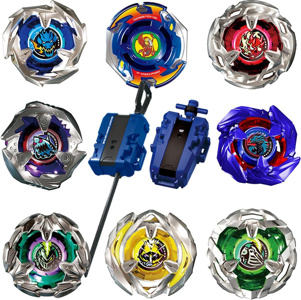 Battling Set, Spinninning Top Burst Boy Combat Battling Game Set, Spinning & Launchers, Greats Birthday Gift for Boys, 8 Spinning Tops