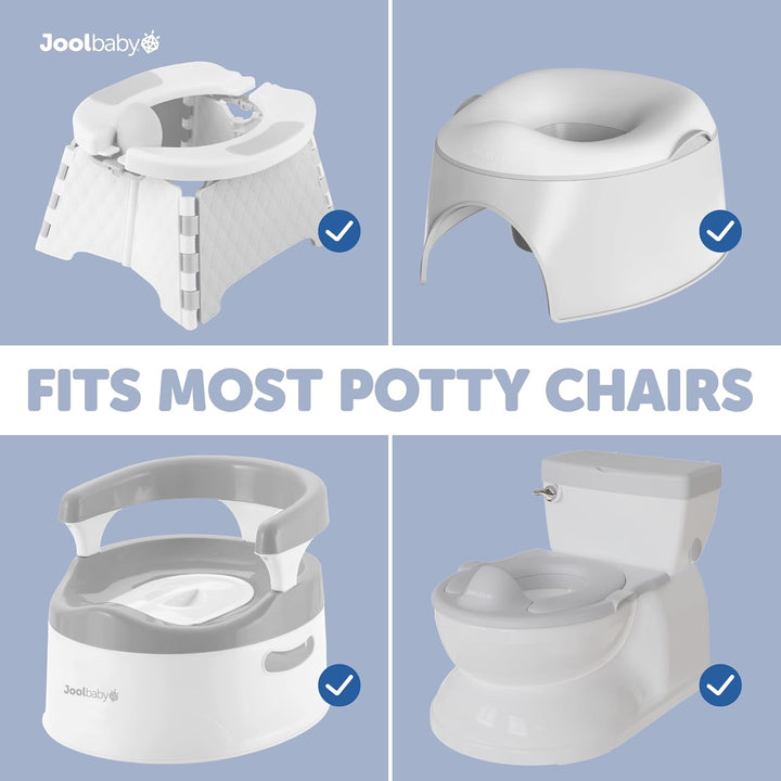 Disposable Potty Liners – Universal Fit for Potty Chairs, Super-Absorbent (60 Count) – Jool Baby